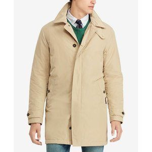 🔥499 Polo Ralph Lauren Water Repellent Commuter Coat Khaki Big & Tall Size 1XB